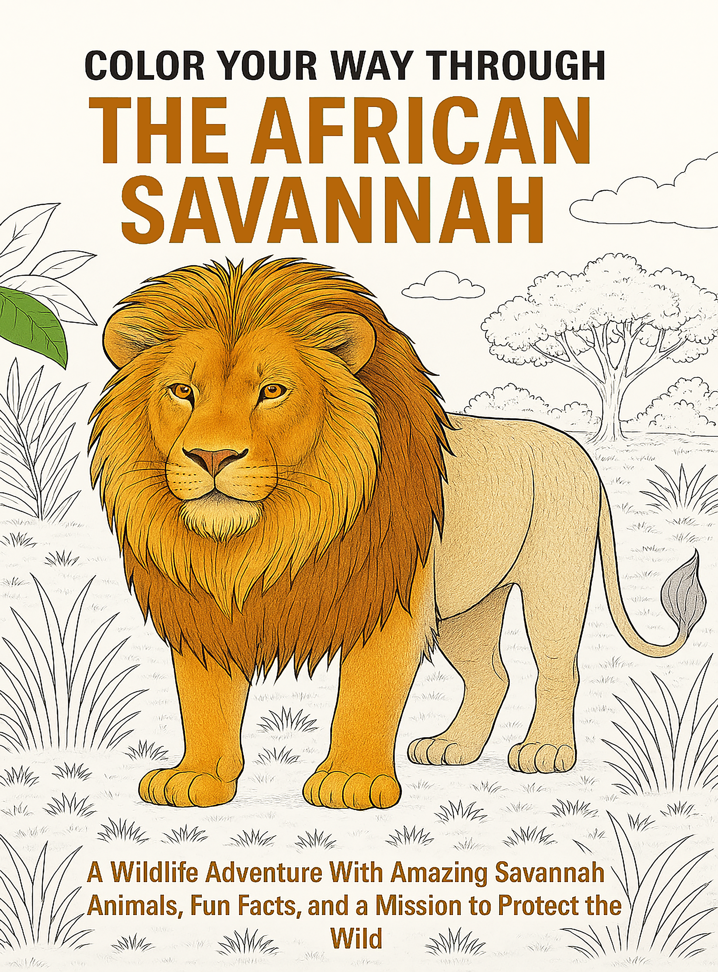 Color Your Way Through The African Savannah